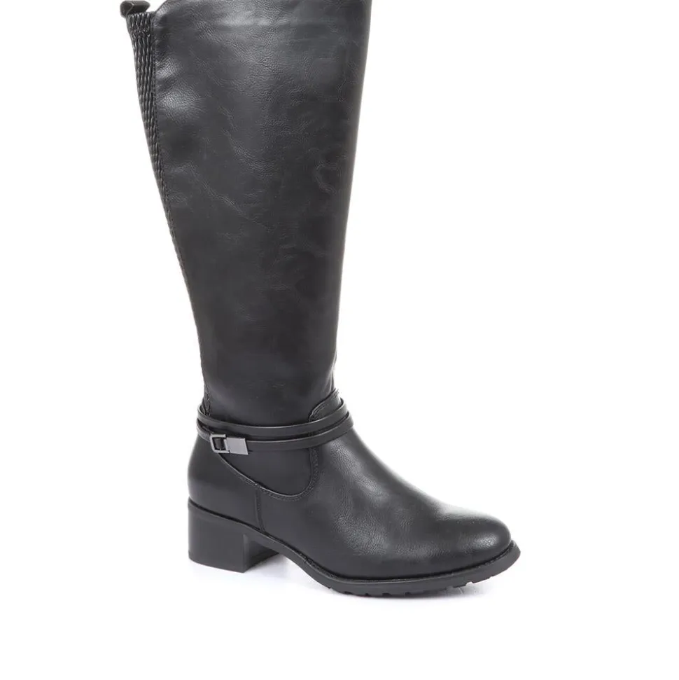 Knee High Boot - Black