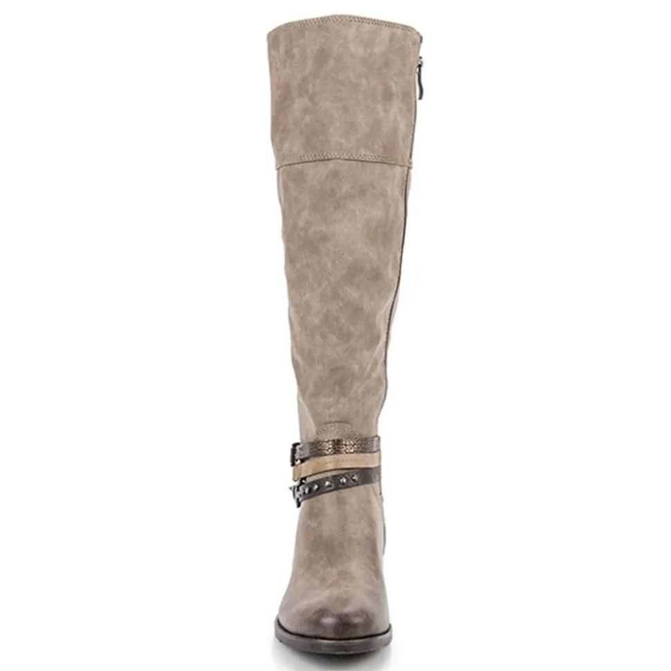 Knee High Boot - Brown