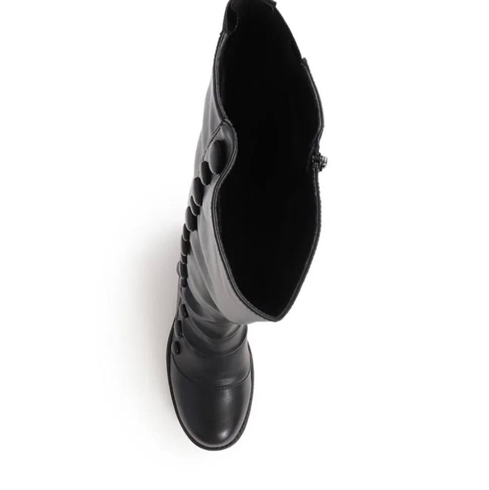 Knee-High Boots - Black