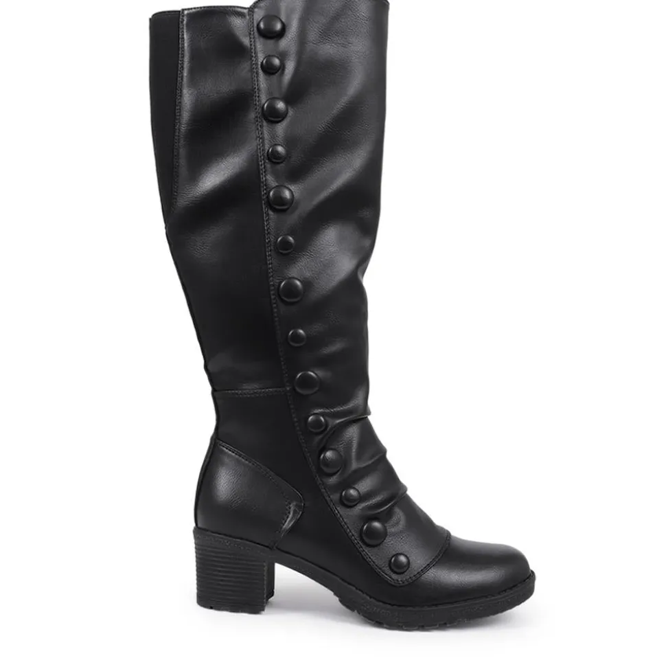 Knee-High Boots - Black