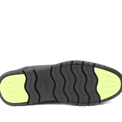 Knitted-Upper Lace-Up Shoes - Black
