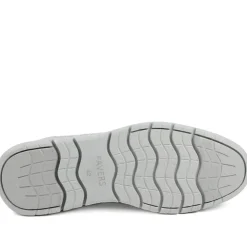 Knitted-Upper Lace-Up Shoes - Grey