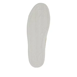 Knitted-Upper Lace-Up Trainers - Beige Multi