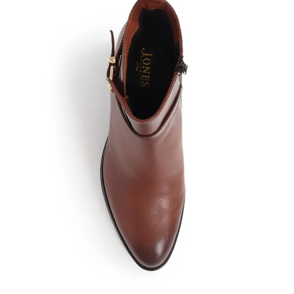Kyra Leather Boots - Brown