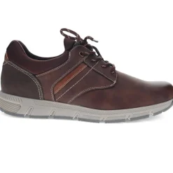 Lace-Detailed Slip-On Shoes - Brown