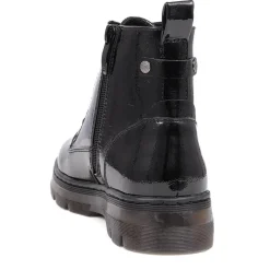 Lace-Up Ankle Boots - Black
