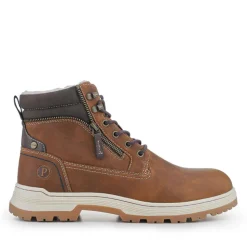 Lace Up Boots - Brown