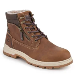 Lace Up Boots - Brown
