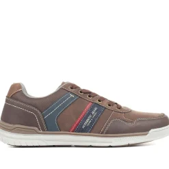Lace Up Casual Trainers - Brown