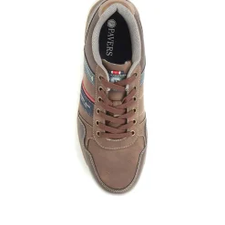 Lace Up Casual Trainers - Brown