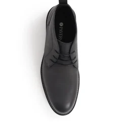 Lace-Up Chukka Boots - Black