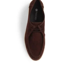 Lace-Up Leather Loafers - Brown
