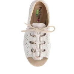 Lace-Up Sandal - Silver