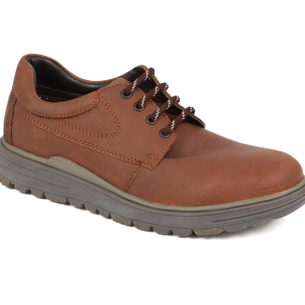 Lace-Up Shoes - Brown
