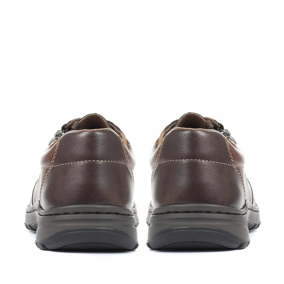 Lace-Up Shoes - Brown
