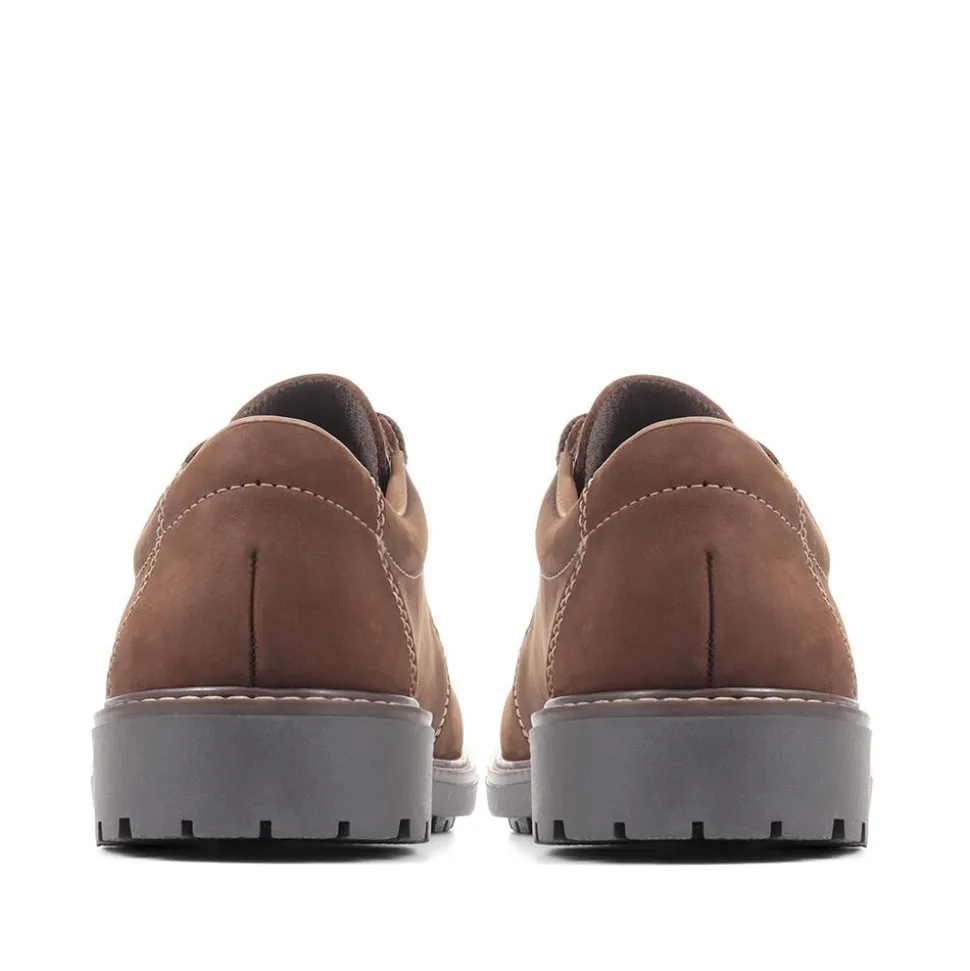 Lace-Up Shoes - Tan