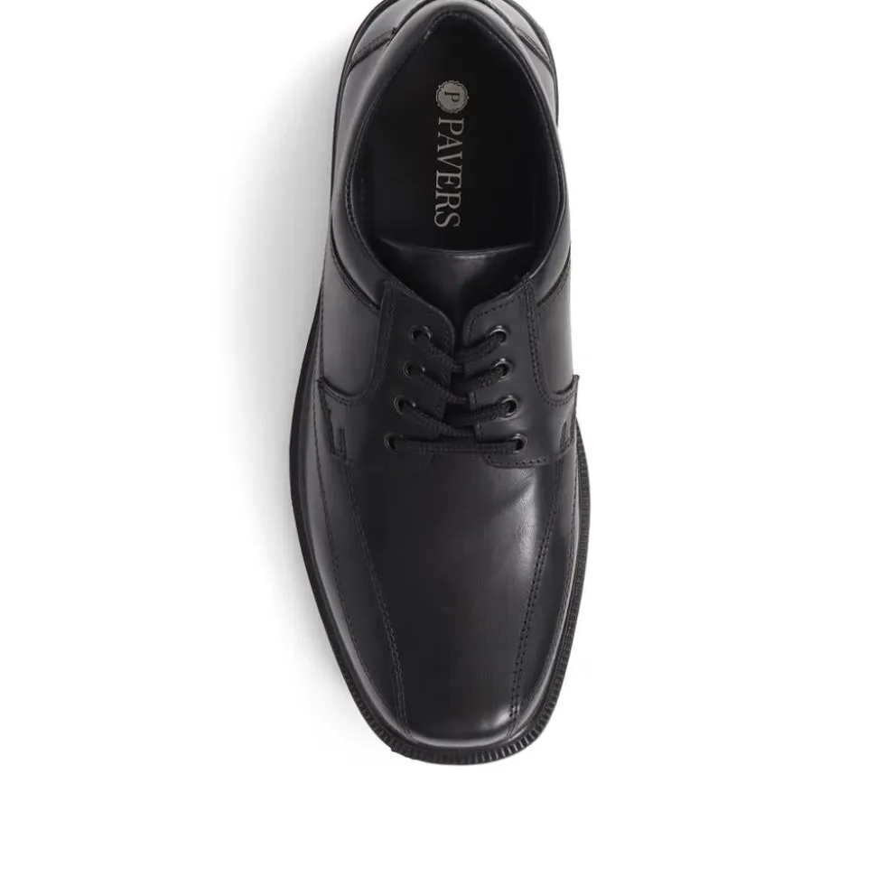 Lace-Up Smart Shoes - Black