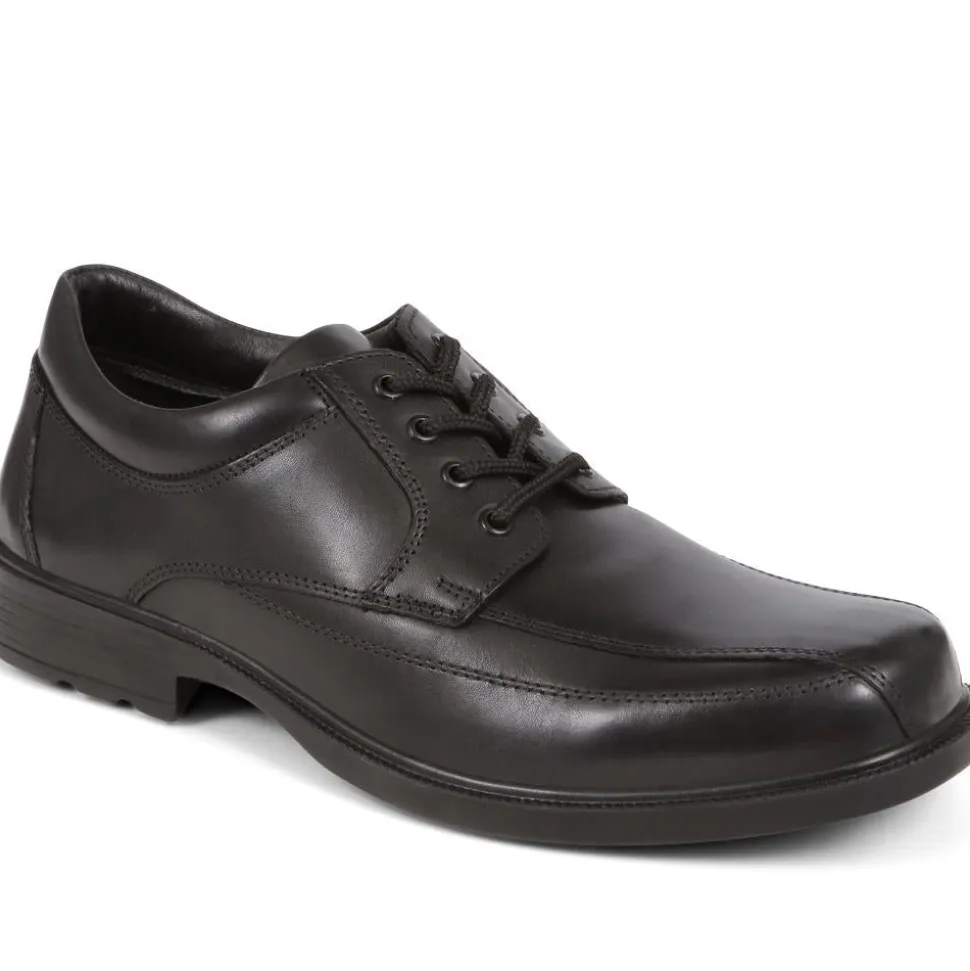 Lace-Up Smart Shoes - Black