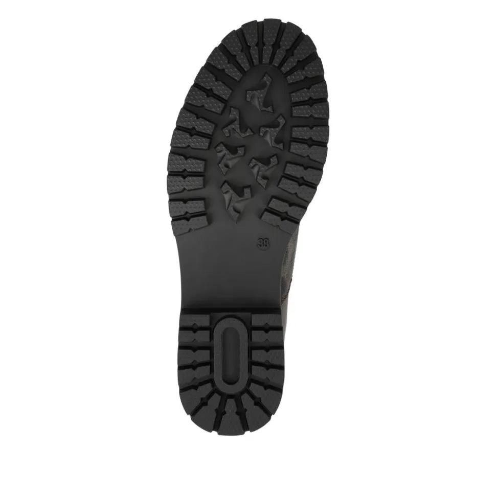 Lace-Up Smart Shoes - Brown Leopard