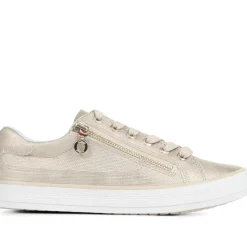 Lace-Up Trainer Pump - Champagne