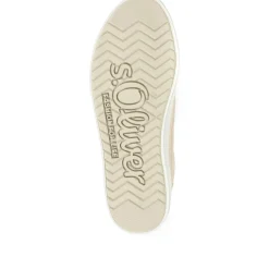 Lace-Up Trainer Pump - Champagne