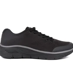Lace-Up Trainers - Black