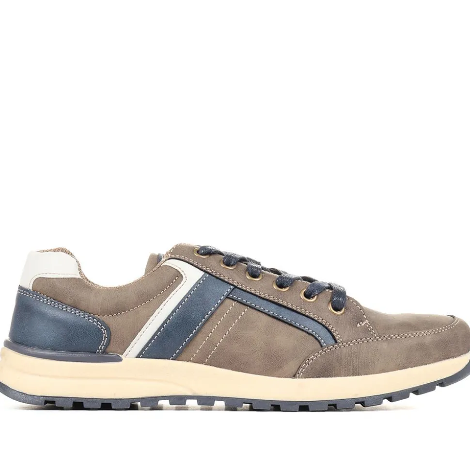Lace Up Trainers - Brown