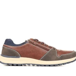 Lace Up Trainers - Brown