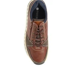 Lace Up Trainers - Brown