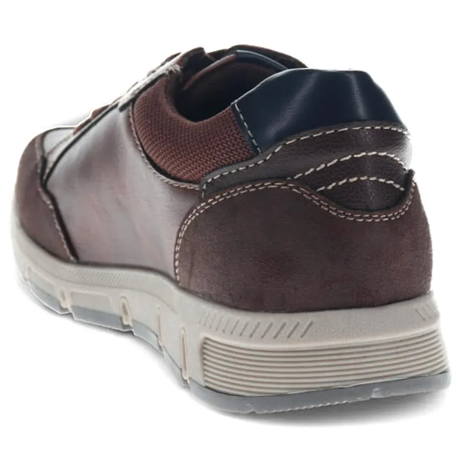 Lace-Up Trainers - Brown