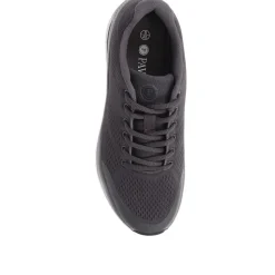 Lace-Up Trainers - Charcoal