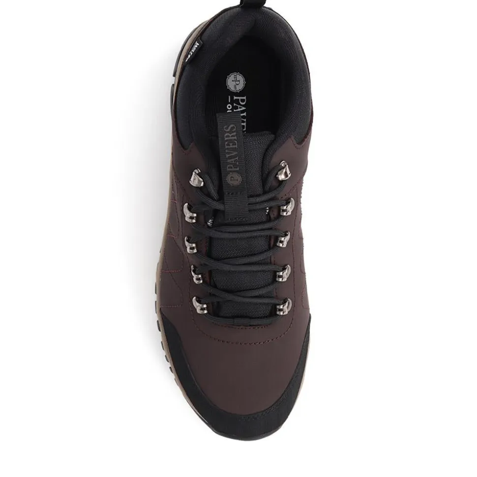 Lace-Up Trainers - Dark Brown
