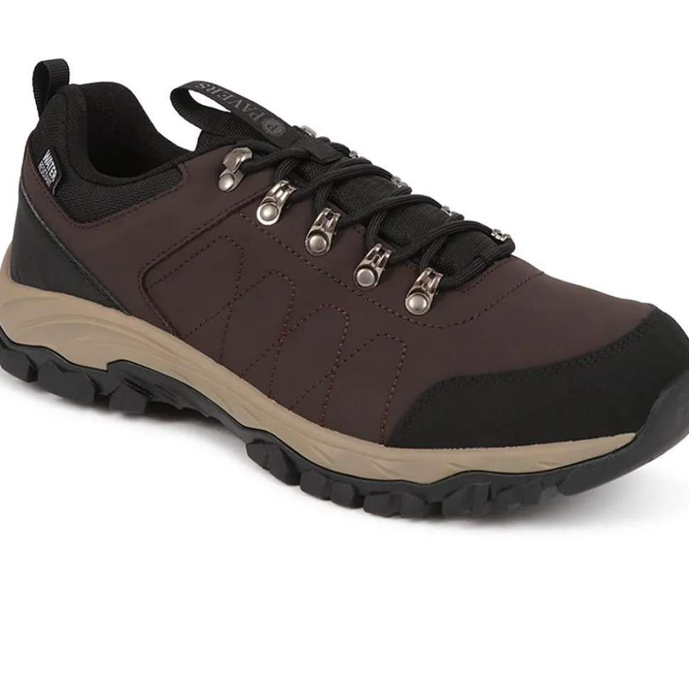 Lace-Up Trainers - Dark Brown
