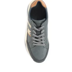 Lace-Up Trainer Shoe - Navy