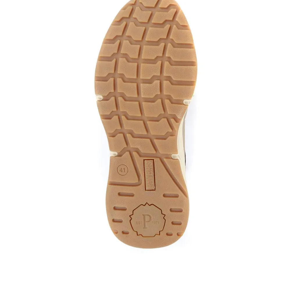 Lace-Up Trainer Shoe - Taupe
