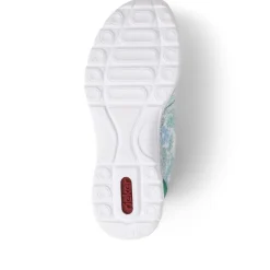 Lace-Up Trainers - Light Blue