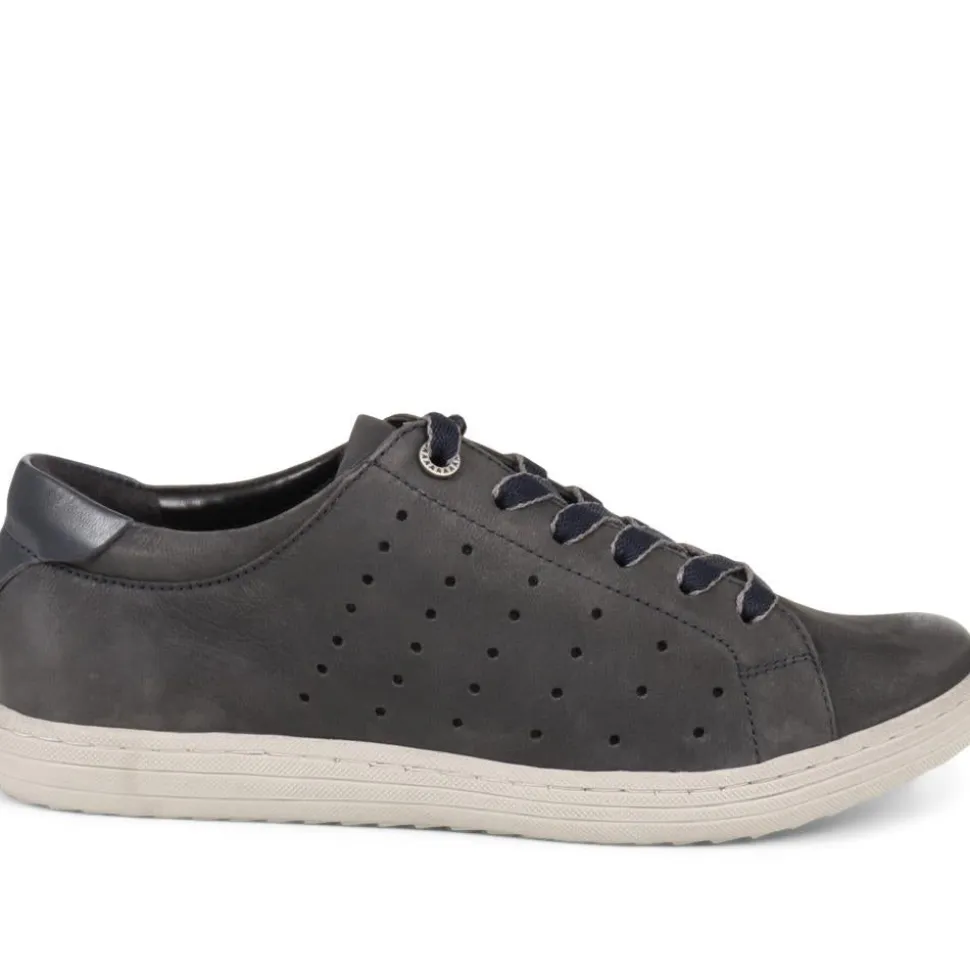 Lace-Up Trainers - Navy