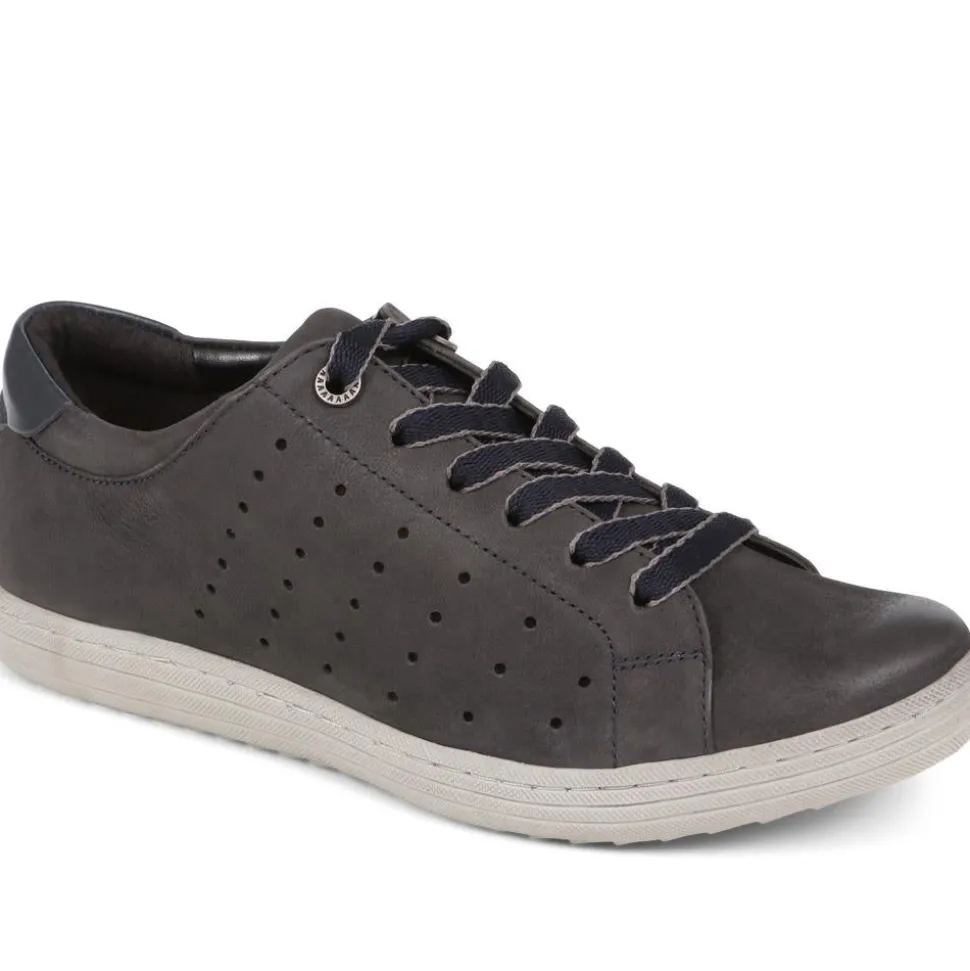 Lace-Up Trainers - Navy