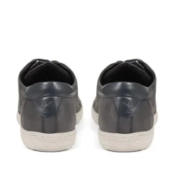 Lace-Up Trainers - Navy