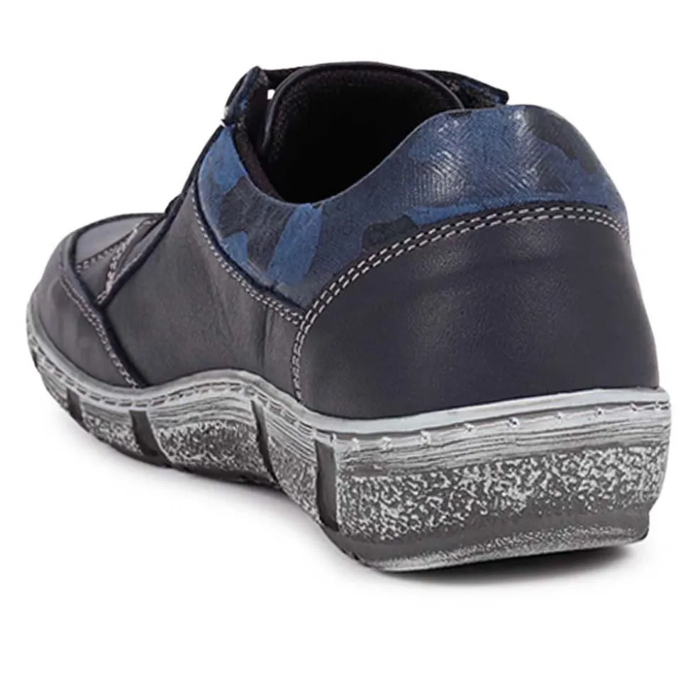 Lace-Up Trainers - Navy