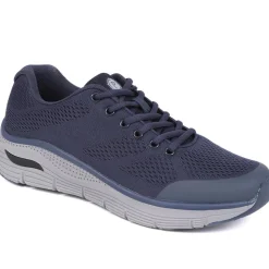 Lace-Up Trainers - Navy