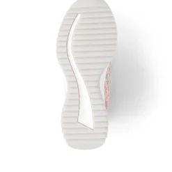 Lace Up Trainers - Pink Multi
