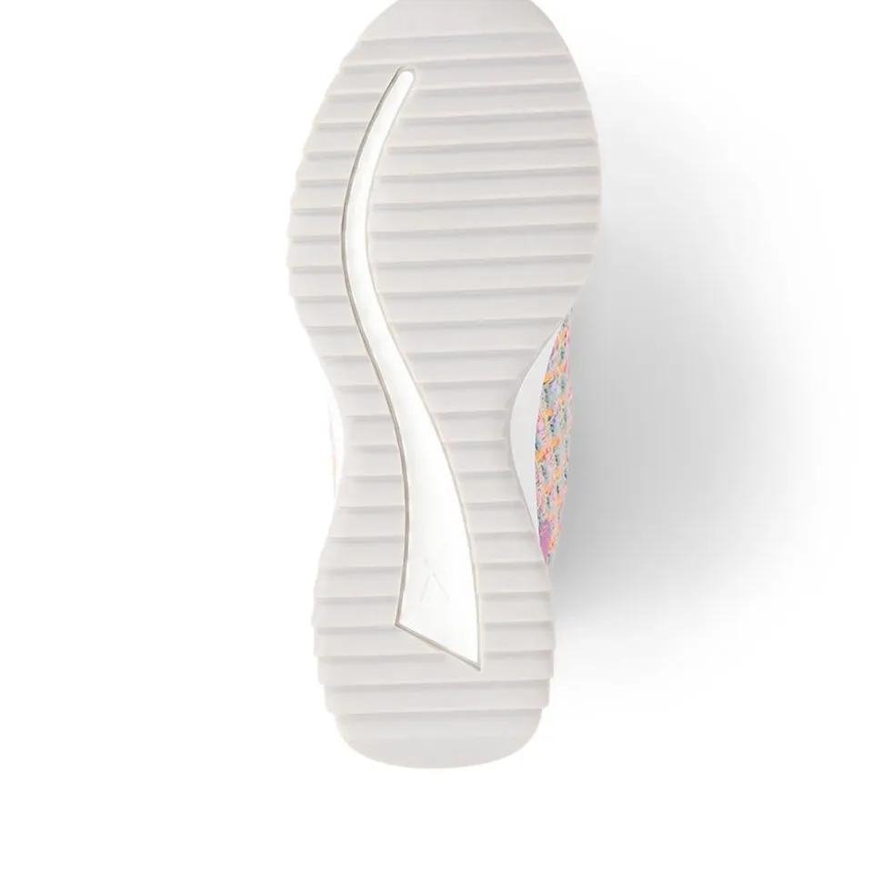 Lace Up Trainers - Pink Multi