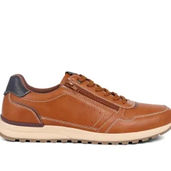 Lace Up Trainers - Tan