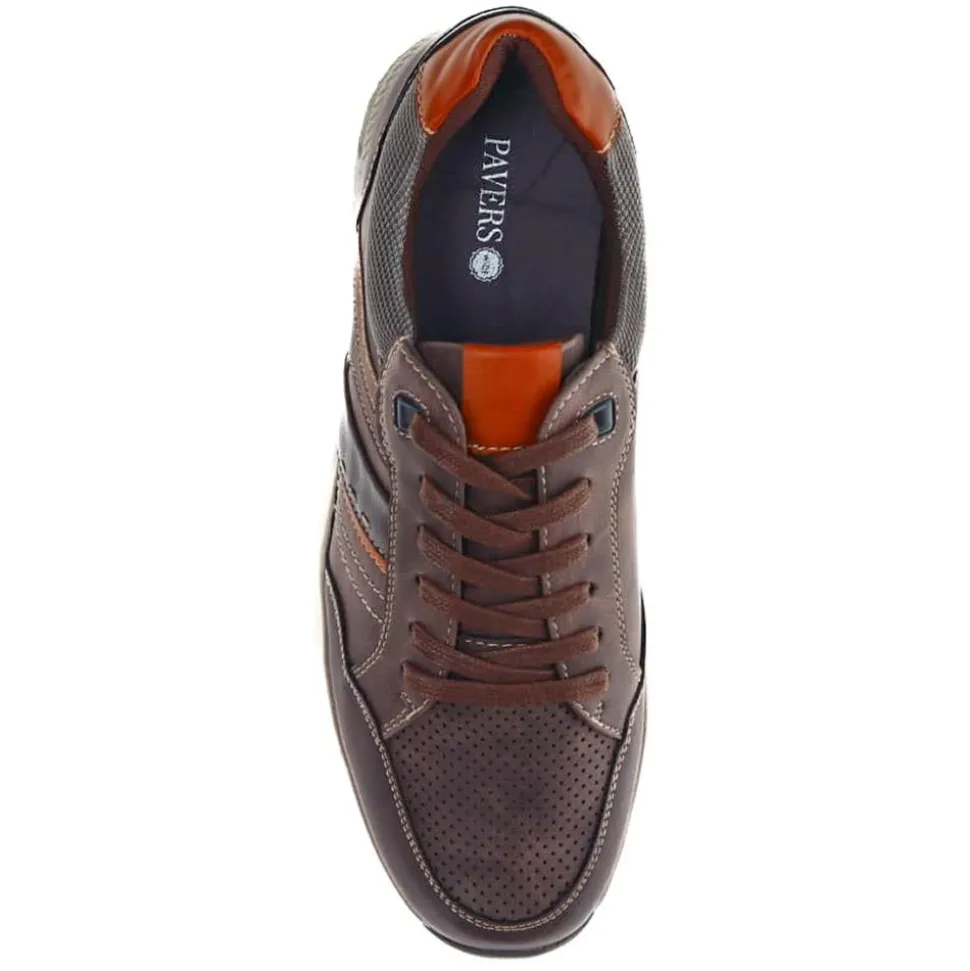 Lace-Up Trainers - Taupe
