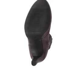 Ladies' Heeled Calf Boots - Grey