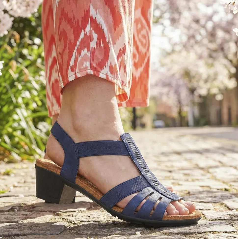 Ladies' Smart Sandals - Navy