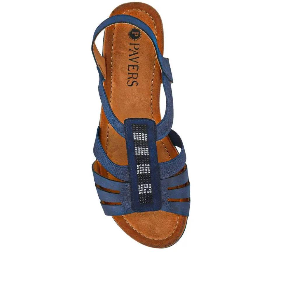 Ladies' Smart Sandals - Navy