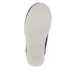 Ladies' Snug Full Slippers - BLUE FLORAL