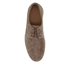 Lance Suede Leather Casual Lace Up Shoes - Taupe Suede